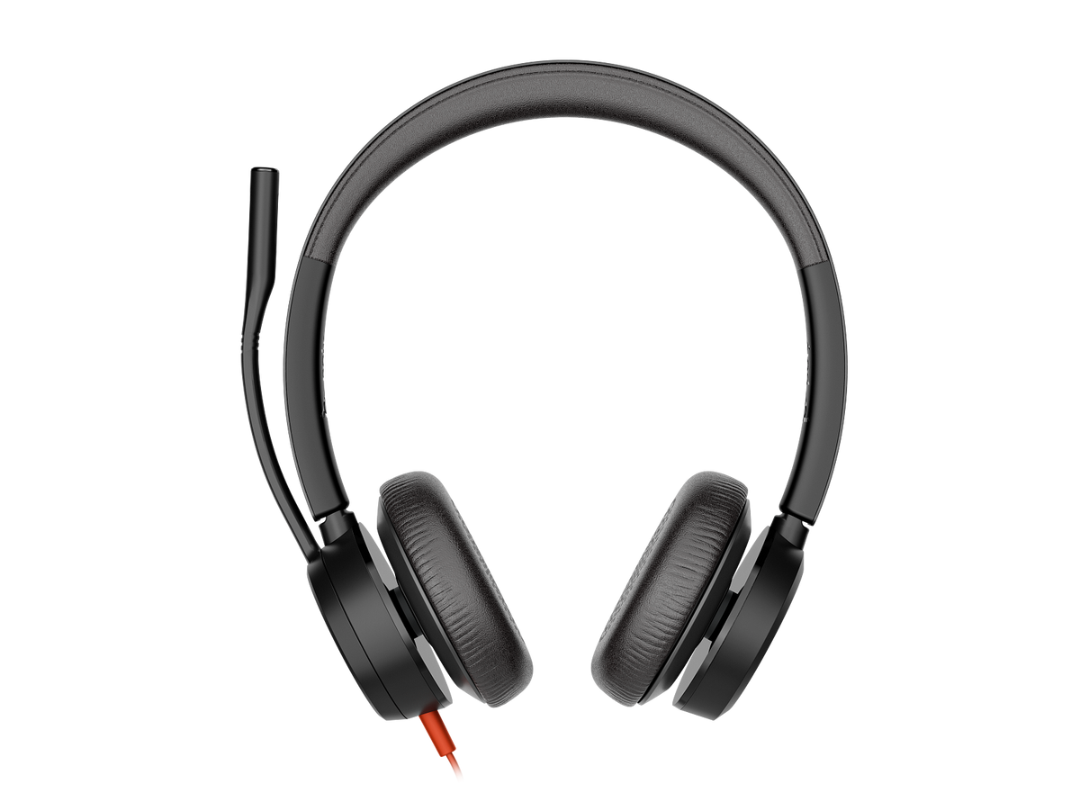 HP Poly Blackwire 8225 Stereo Microsoft Teams Certified USB-C Headset +USB-C/A Adapter