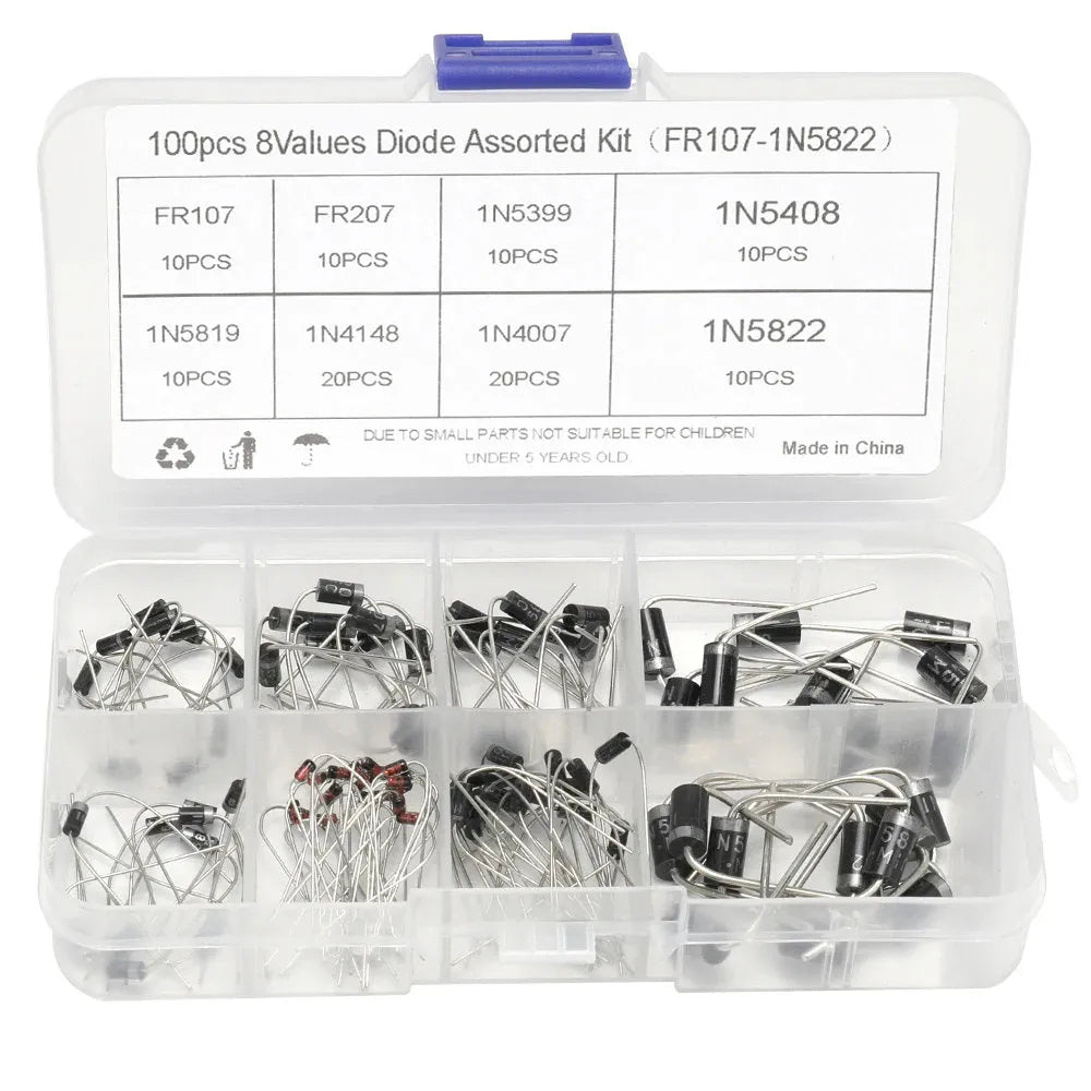 100pcs Diode Assortment
