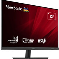 Viewsonic VA3209-MH 32 Inch IPS Frameless Monitor, 75Hz, 4ms, VGA, HDMI, HD, Full HD 1080p, Built-In Speakers, VESA