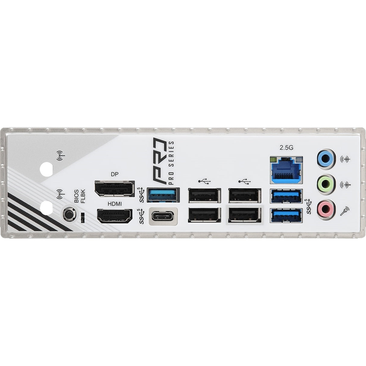 ASRock A620AM PRO RS AMD Socket AM5 Motherboard, 4x DDR5 Slots, 3x M.2 Socket, 2.5GbE LAN, 1x HDMI Port/ 1x DisplayPort