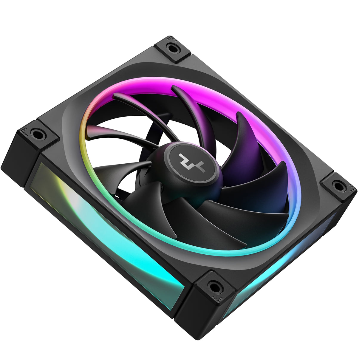 DeepCool FL12 120mm PWM 3 Pack Fan - High Performance, Low Noise, Fluid Dynamic Bearing, 36 ARGB LEDs, 500-2150 RPM, 55 CFM Airflow, 4-Pin PWM Control