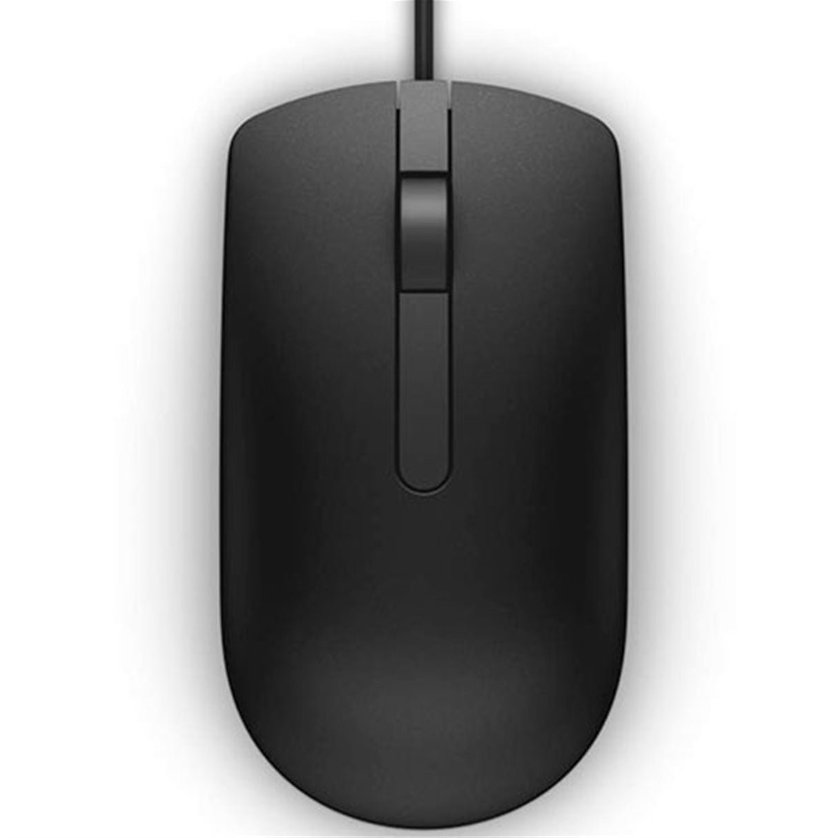 Dell MS116 Wired USB Mouse, 2-Buttons, 1000dpi and Optical Tracking, Ambidextrous Design for PC, Mac and Laptop, Black