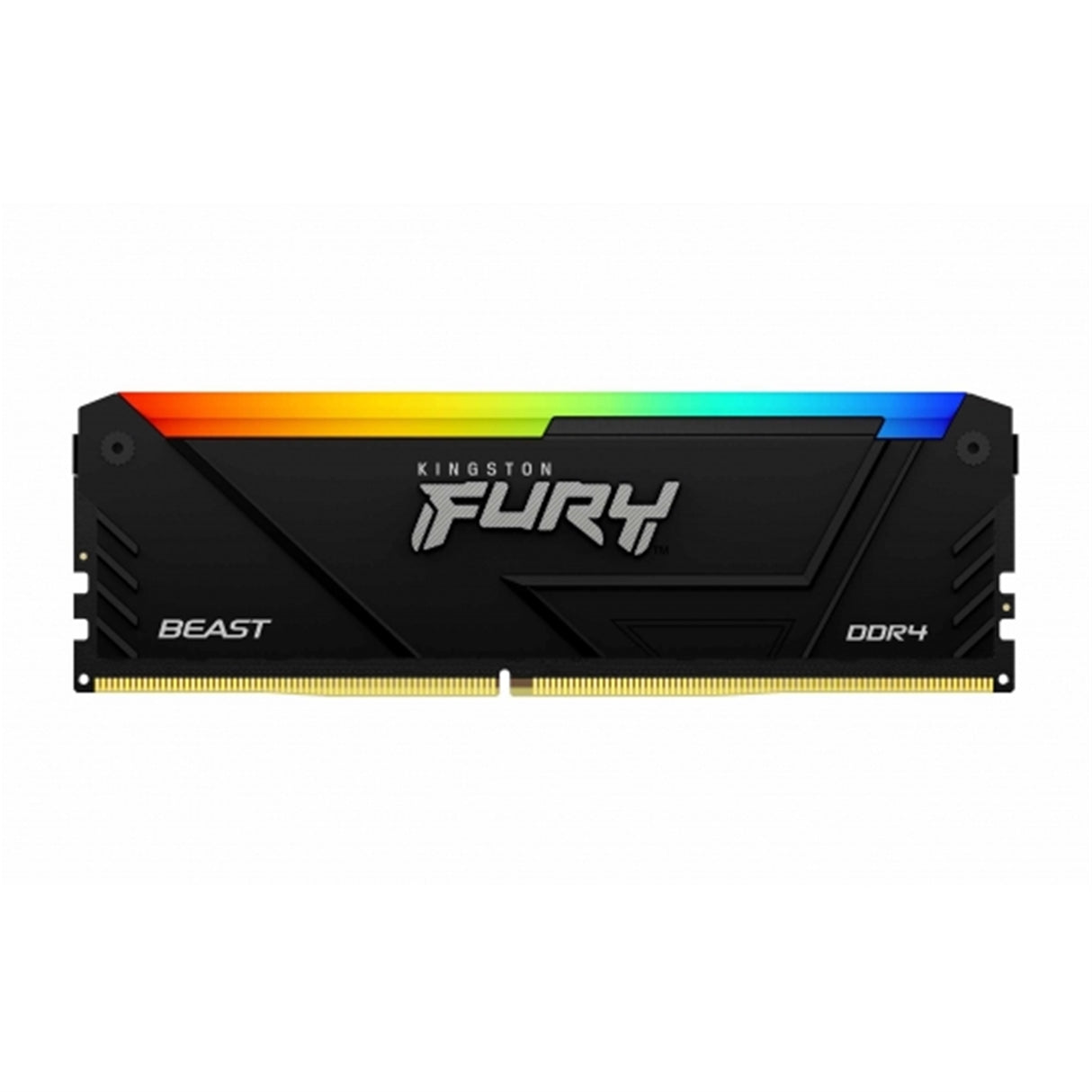 Kingston FURY Beast KF436C18BB2AK4/128 128GB (4x 32GB) DIMM System Memory, 3600MHz, DDR4, CL18, Black, RGB, Intel XMP