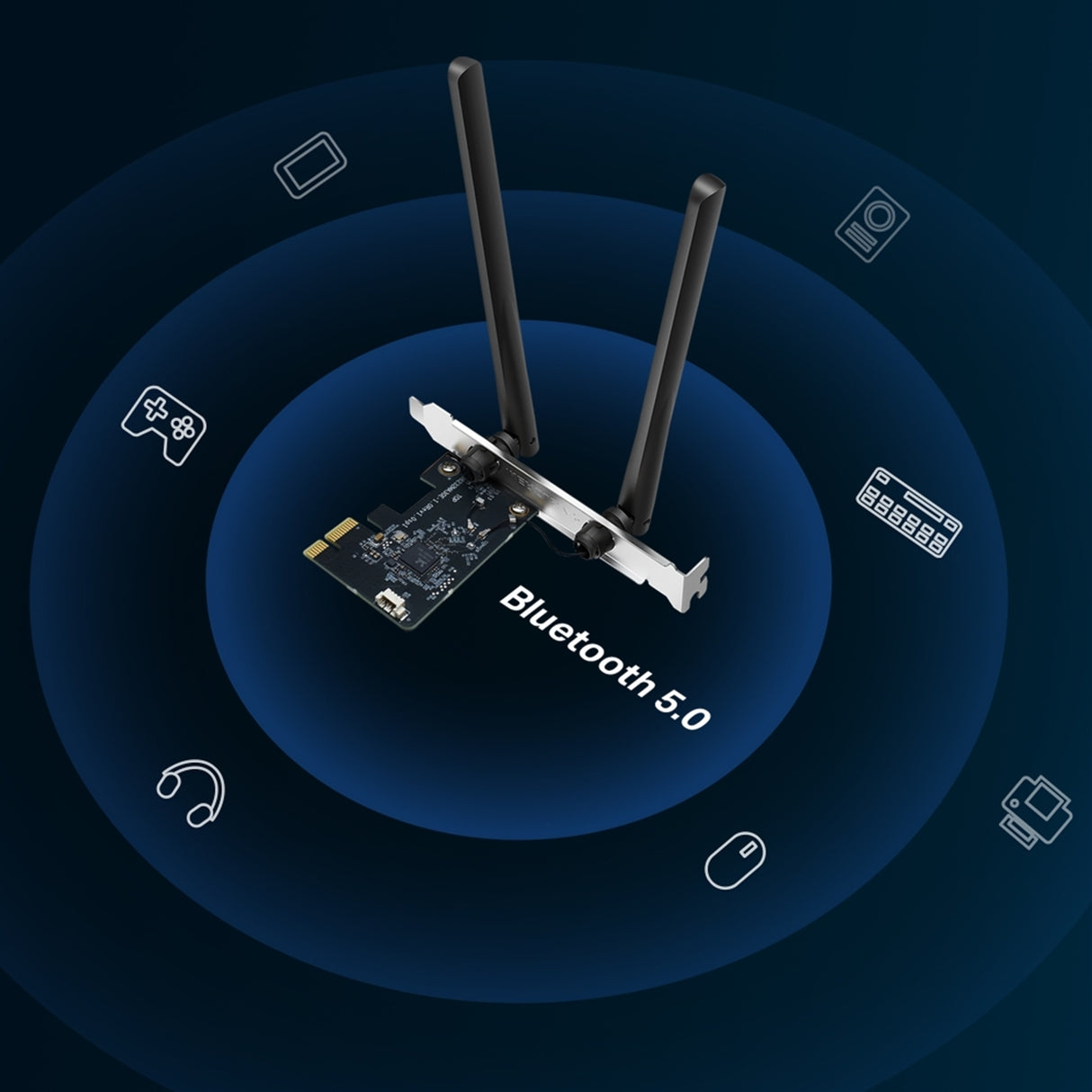 Mercusys MA30E AC1200 WiFi Bluetooth PCIe Adapter