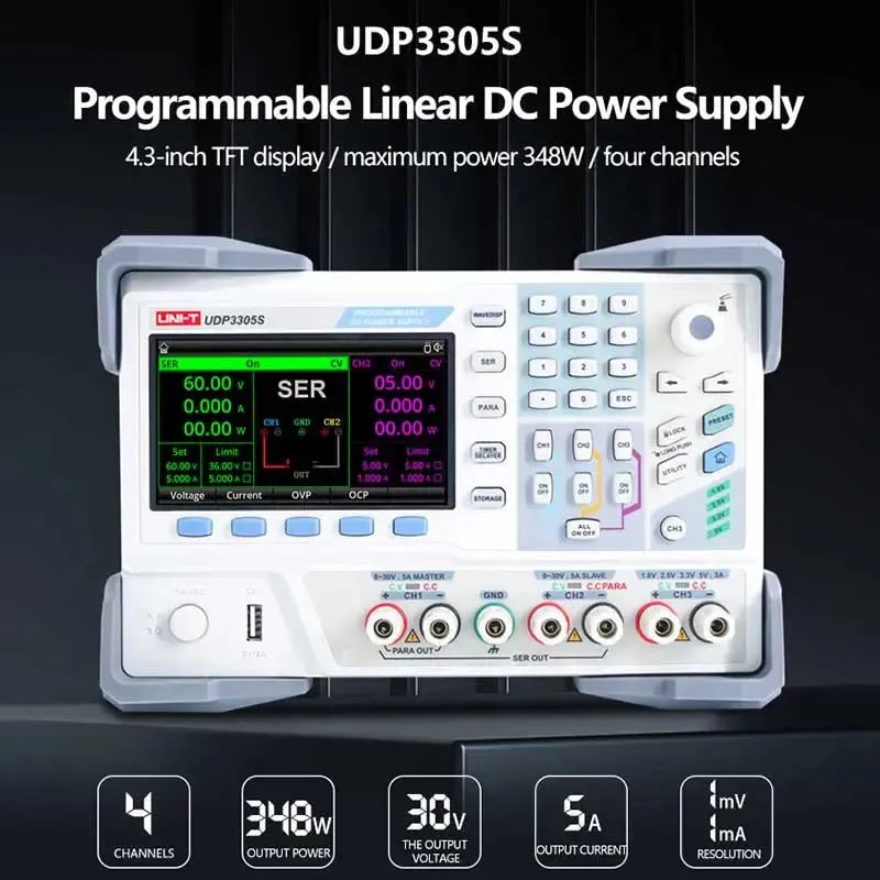 UNI-T UDP3305-E Programmable Adjustable DC Power Supply