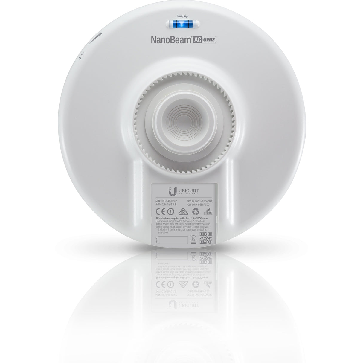 Ubiquiti NBE-5AC-GEN2 NanoBeam 5AC Gen 2 High Performance airMAX Outdoor Wireless AC CPE Bridge