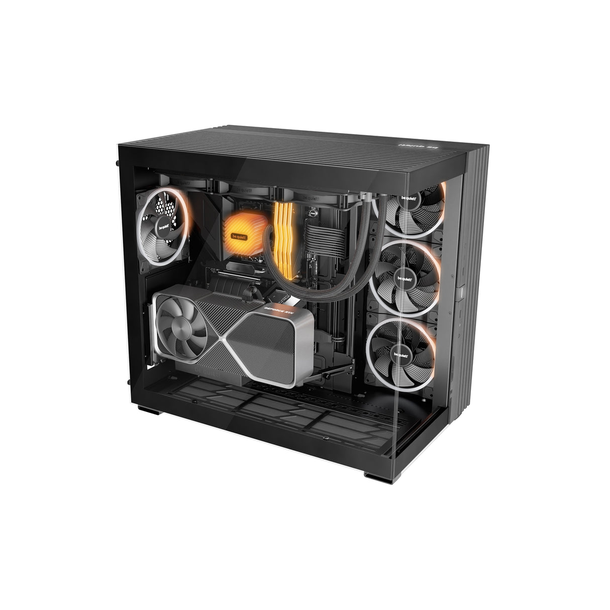 be quiet! Light Wings 140mm PWM Reverse, ARGB Lighting, Ultra-Quiet Operation Max 25.5dB(A), High Airflow, 60,000 Hours