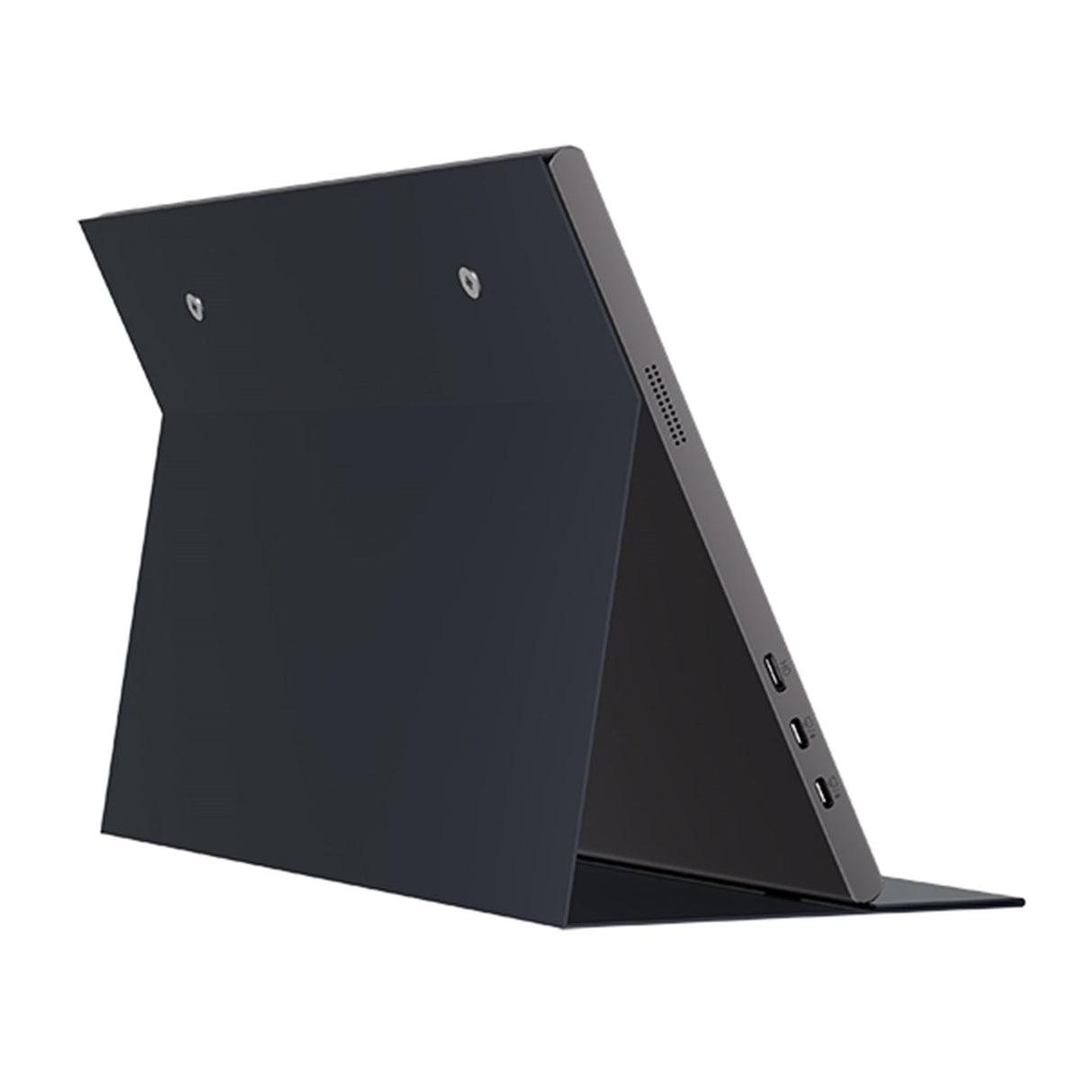 piXL PM156C 15.6 Inch 60Hz Full HD IPS Widescreen Portable Monitor with USB-C, Mini HDMI & Speakers with Foldable Case & Stand