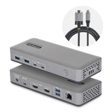 StarTech.com Dual-Monitor USB-C Docking Station, HDMI, 4K 60Hz, 100W Laptop Charging, 1GbE, Driverless, Multi-Monitor Dock For Windows