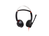 HP Poly Blackwire 5220 Stereo USB-C Headset +3.5mm Plug +USB-C/A Adapter
