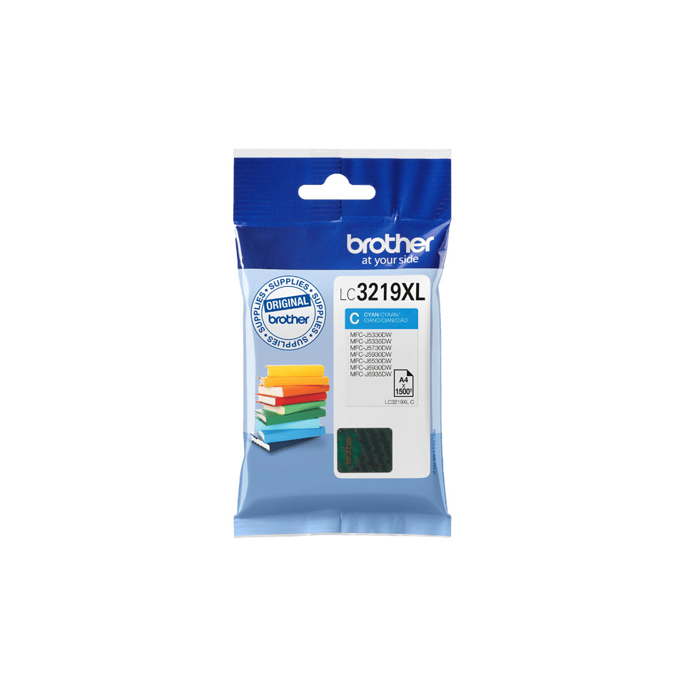 Brother LC3219XLC ink cartridge 1 pc(s) Original High (XL) Yield Cyan