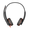 HP Poly Blackwire 3225 Stereo USB-C Headset +3.5mm Plug +USB-C/A Adapter
