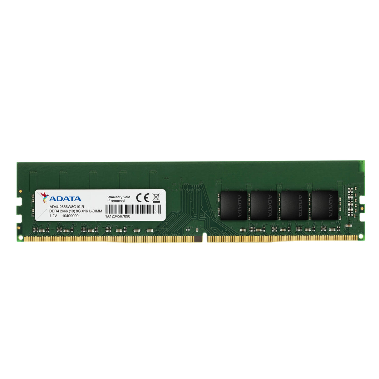 ADATA Premier AD4U266616G19-SGN 16GB (1x 16GB) DIMM System Memory, 2666MHz, DDR4, CL19