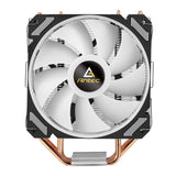 ANTEC A400i Fan CPU Cooler, Universal Socket, 120mm Neon Light Effect Silent RGB PWM Fan, 1800RPM, 4 Direct-Touch Copper Heatpipes, Intel LGA 1700 Bracket Included