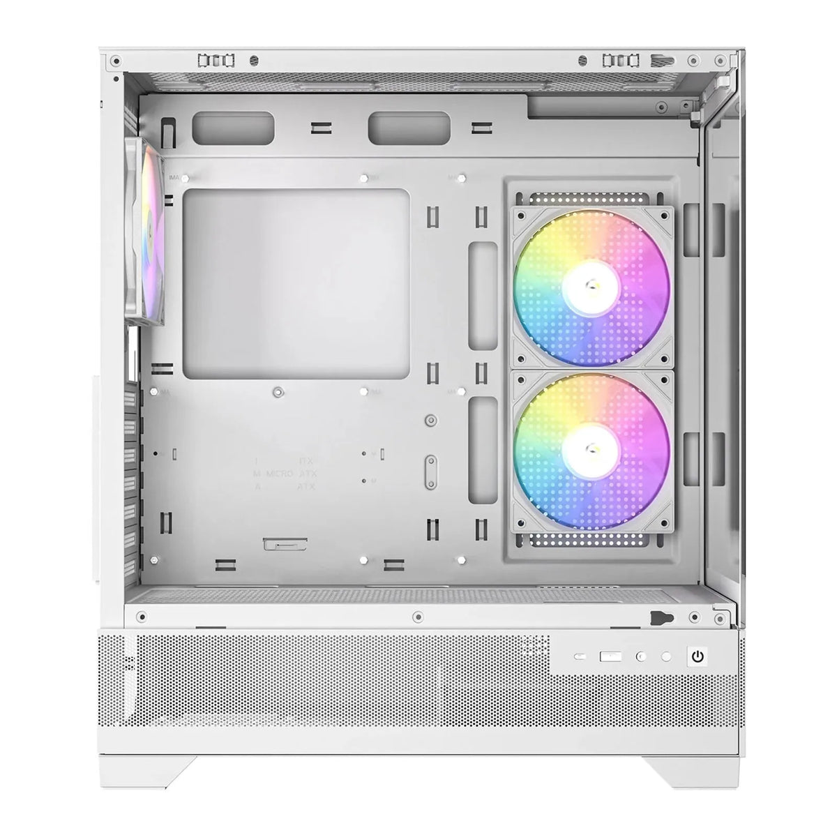 ANTEC CX700 Mid Tower Gaming Case, White, 270 Full-View Tempered Glass, 3 x 120 mm ARGB PWM Fans, 1 x USB 3.0 / 1 x USB Type-C, ATX, Micro ATX, ITX