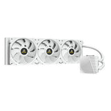 ANTEC Symphony 360 AiO Liquid CPU Cooler, Universal Socket, White, 360mm Radiator, PWM 1600RPM Cooling Fans, Addressable RGB LED Lighting with Chromatic ARGB Lighting Pump Head