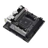 ASRock A520M-ITX/ac AMD AM4 Socket Motherboard, Mini-ITX, 2x DDR4 Slots, 1x M.2 Socket, GbE LAN, Wi-Fi 5, 1x DisplayPort / 1x HDMI Port