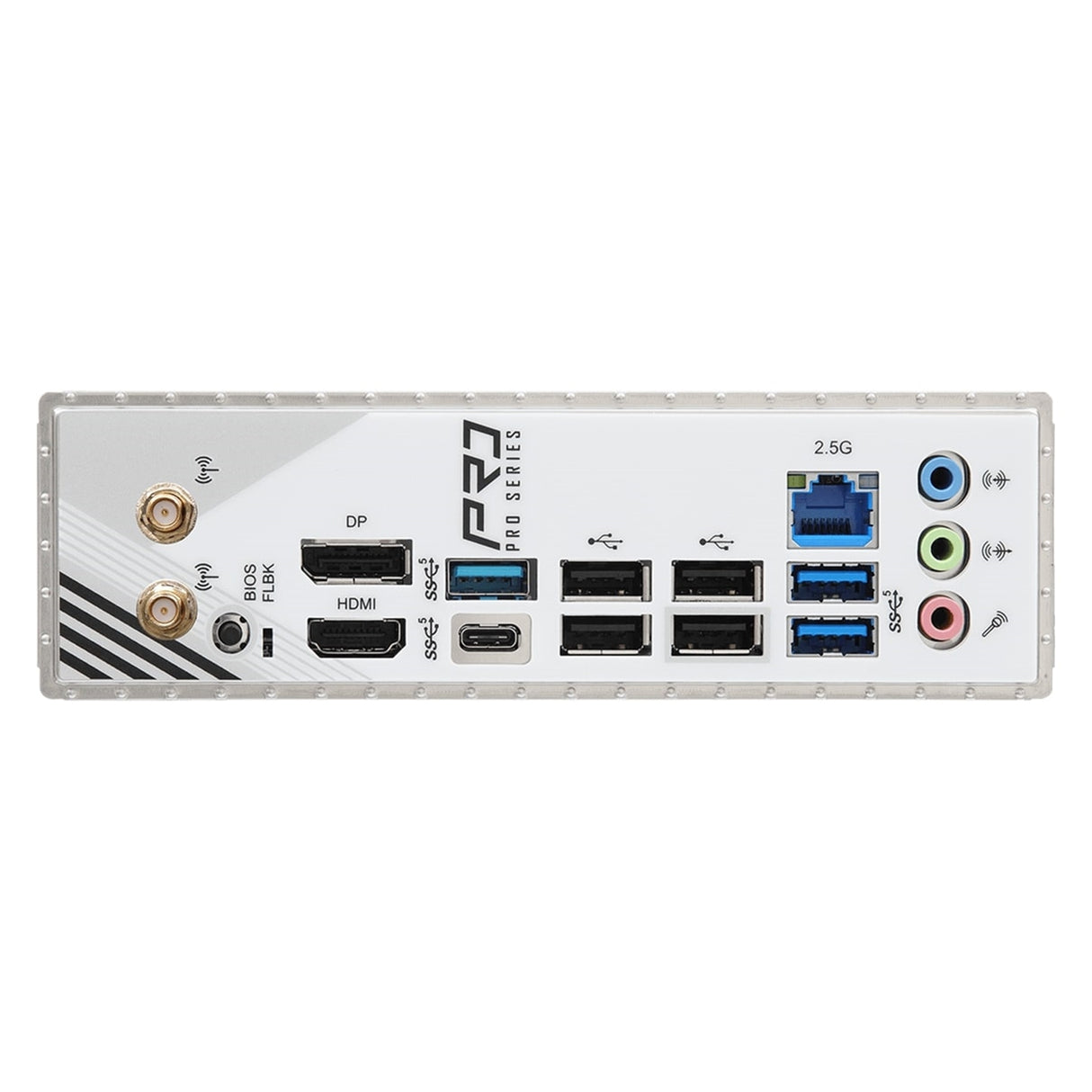 ASRock A620AM Pro RS WiFi AMD Socket AM5 Motherboard, 4x DDR5 Slots, 3x M.2 Socket, 2.5GbE LAN, Wi-Fi 6E, 1x HDMI Port / 1x DisplayPort