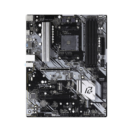 ASRock B550 Phantom Gaming 4 Super Alloy AMD AM4 Socket Motherboard, ATX, 4x DDR4 Slots, 2x M.2 Sockets, GbE LAN, 1x HDMI Port