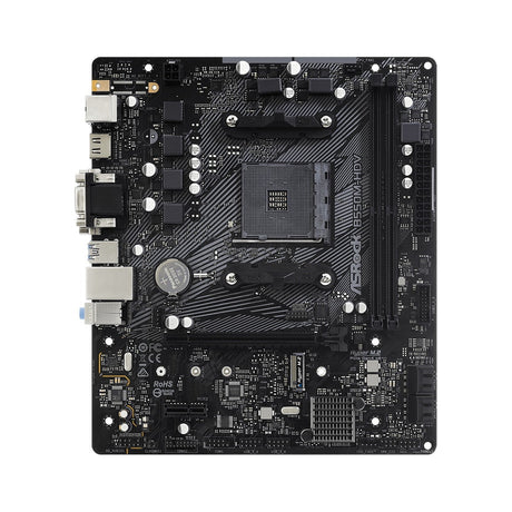 ASRock B550M-HDV AMD AM4 Socket Motherboard, Micro-ATX, 2x DDR4 Slots, 1x M.2 Socket, GbE LAN, 1x D-Sub / 1x DVI-D / 1x HDMI Port