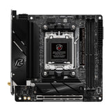 ASRock B650I LIGHTNING WIFI AMD AM5 Socket Motherboard, Mini-ITX, 2x DDR5 Slots, 2x M.2 Socket, Fitted I/O Shield, 2.5GbE LAN, Wi-Fi 6E, 1x HDMI Port