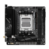 ASRock B650I LIGHTNING WIFI AMD AM5 Socket Motherboard, Mini-ITX, 2x DDR5 Slots, 2x M.2 Socket, Fitted I/O Shield, 2.5GbE LAN, Wi-Fi 6E, 1x HDMI Port
