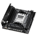 ASRock B650I LIGHTNING WIFI AMD AM5 Socket Motherboard, Mini-ITX, 2x DDR5 Slots, 2x M.2 Socket, Fitted I/O Shield, 2.5GbE LAN, Wi-Fi 6E, 1x HDMI Port
