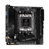 ASRock B650I LIGHTNING WIFI AMD AM5 Socket Motherboard, Mini-ITX, 2x DDR5 Slots, 2x M.2 Socket, Fitted I/O Shield, 2.5GbE LAN, Wi-Fi 6E, 1x HDMI Port