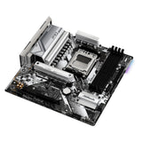 ASRock B650M Pro RS AMD AM5 Socket Motherboard, Micro-ATX, 4x DDR5 Slots, 3x M.2 Sockets, Fitted I/O Shield, 2.5GbE LAN, 1x DisplayPort / 1x HDMI Port