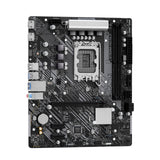ASRock B760M-H2/M.2 Intel 1700 Socket Motherboard, Micro-ATX, 2x DDR5 Slots, 2x M.2 Socket, 2.5GbE LAN, 2x HDMI Port