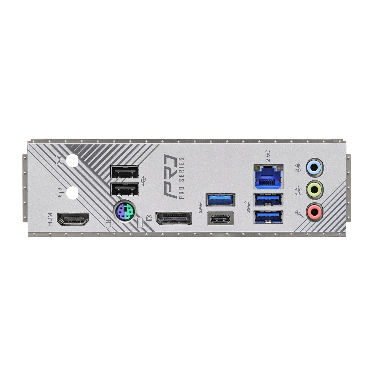 ASRock B760M PRO RS Intel 1700 Socket Motherboard, Micro-ATX, 4x DDR5 Slots, 3x M.2 Socket, Fitted I/O Shield, 2.5GbE LAN, 1x DisplayPort / 1x HDMI Port