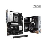 ASRock B850 Rock WiFi 7 AMD AM5 Socket Motherboard, ATX, 4x DDR5 Slots, 2x M.2 Socket, Fitted I/O Shield, 2.5GbE LAN, Wi-Fi 7, 1x HDMI Port