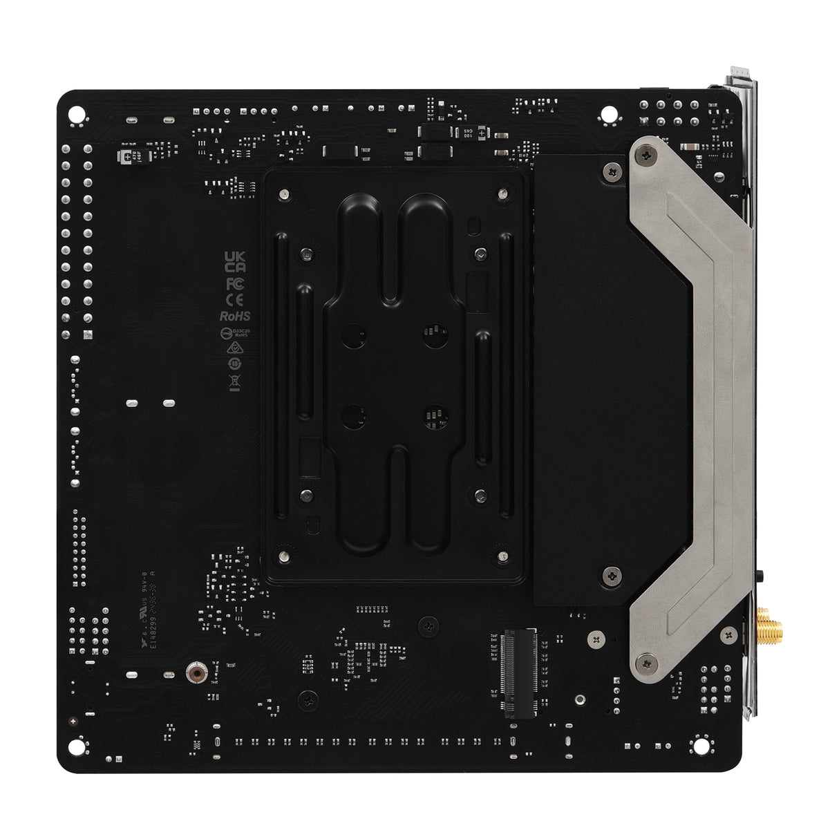 ASRock B850I Lightning WiFi PHANTOM GAMING AMD AM5 Socket Motherboard, Mini-ITX, 2x DDR5 Slots, 2x M.2 Sockets, Fitted I/O Shield, 2.5GbE LAN, Wi-Fi 6E, 1x HDMI Port / 1x USB-C