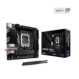 ASRock B860I WiFi Intel 1851 Socket Motherboard, Mini-ITX, 2x DDR5 Slots, 2x M.2 Socket, 2.5GbE + 1GbE LAN, Wi-Fi 6E, 1x DisplayPort / 1x HDMI Port