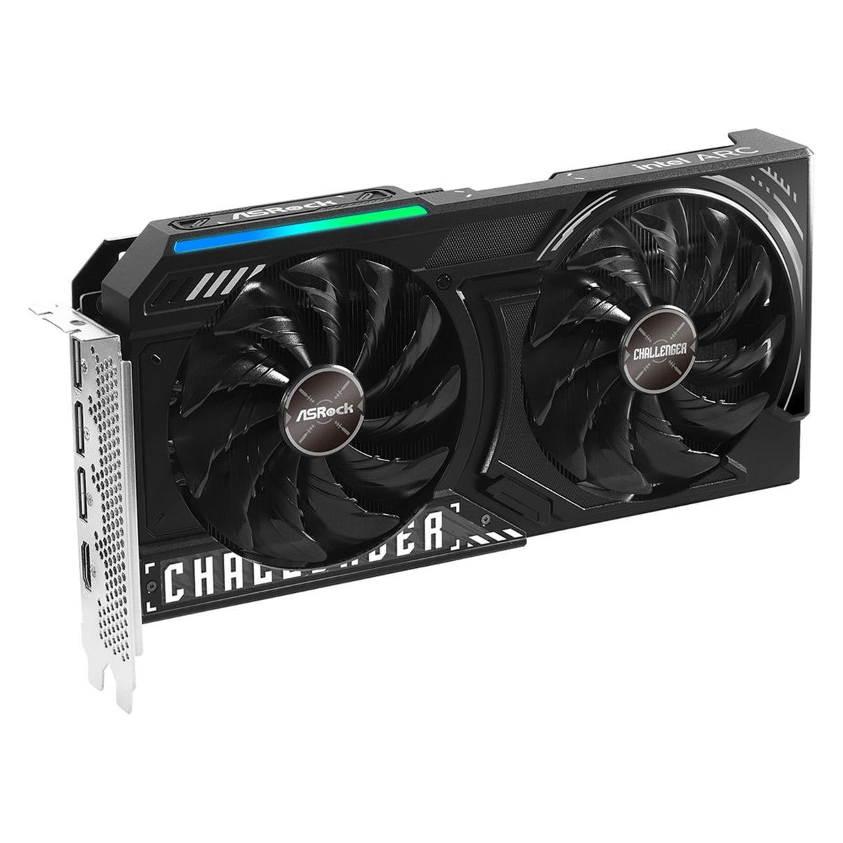 ASRock Intel Arc B570 Challenger OC 10GB GDDR6 Graphics Card, 2600 MHz Base Clock, Dual Fan, 3x DisplayPorts / 1x HDMI Port