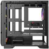 Antec AX1000 ARGB Mid-Tower Gaming PC Case, Full Mesh Front, Tempered Glass, Steel/Plastic, 4 x 120mm ARGB Fans, E-ATX, ATX/Micro-ATX/ITX Compatible