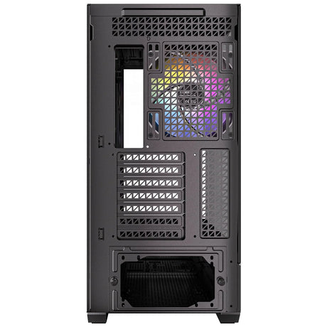 Antec C7 ARGB Mid Tower Tempered Glass PC Gaming Case - Black, 3x 120mm & 1x 140mm ARGB Fans, USB 3.2 Gen2, EATX/ATX/mATX/mITX Support