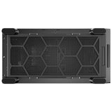 Antec FLUX Mid Tower PC Case - Tempered Glass, Black/Wood, 5 PWM Fans, USB-C, E-ATX/ATX/mATX/ITX Compatibility