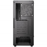 Antec VX320 ARGB Mid-Tower Gaming PC Case - Pre-Installed 4 x 120mm ARGB Fans, Tempered Glass Side Panel, High-Airflow Mesh Front - ATX/Micro-ATX/ITX