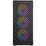 Antec VX320 ARGB Mid-Tower Gaming PC Case - Pre-Installed 4 x 120mm ARGB Fans, Tempered Glass Side Panel, High-Airflow Mesh Front - ATX/Micro-ATX/ITX