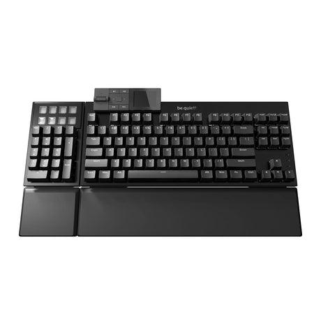 Be Quiet! Dark Mount Silent Tactile Modular ARGB Gaming Keyboard with 8 Customisable Display Keys, Silent Tactile Black Switches, Detachable Numpad & Stream Dock