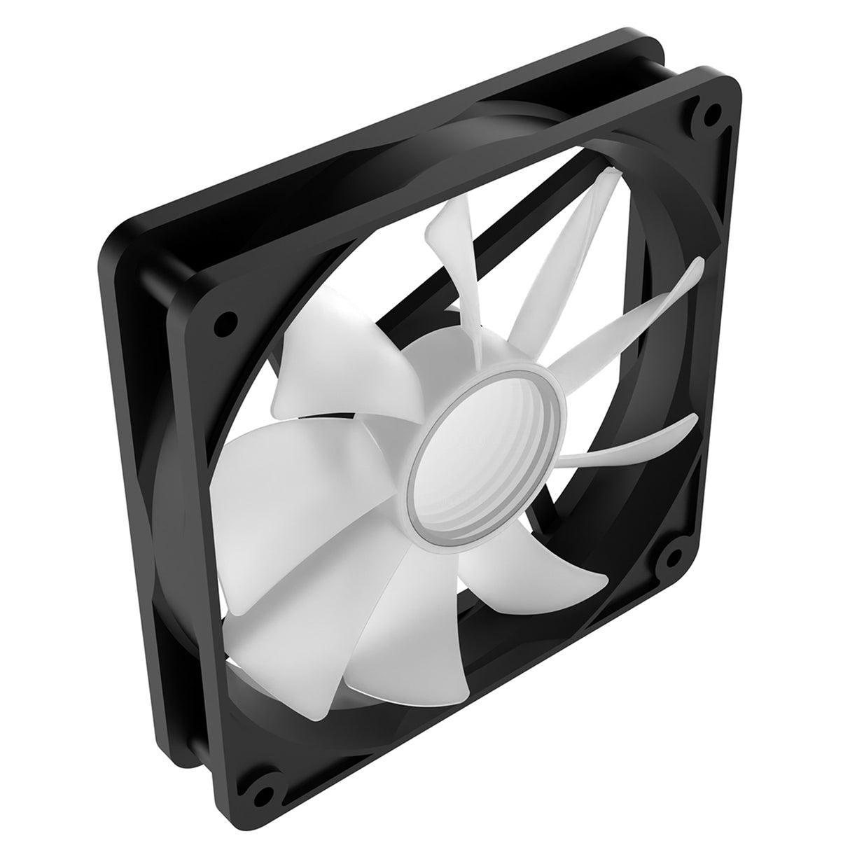 CIT Halo 120mm Infinity ARGB Black 4-Pin PWM High-Performance PC Cooling Fan with Addressable RGB Lighting and Superior Airflow