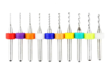 Hartmetall-Mikrobohrer-Set 0,1 mm – 1,0 mm