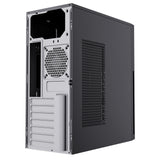 CiT Academy Mid-Tower Office PC Case With USB Type C and 80mm Rear Black Fan and 500W Power Supply Included