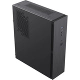 CiT S8i SFF Micro-ATX PC Case - 8.3L Compact Desktop Chassis, Brushed Front, 1 x 80mm Fan, 2 x USB 3.0, TFX PSU Support, Black