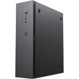CiT S8i SFF Micro-ATX PC Case - 8.3L Compact Desktop Chassis, Brushed Front, 1 x 80mm Fan, 2 x USB 3.0, TFX PSU Support, Black