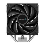 DeepCool AG400 Fan CPU Cooler, Universal Socket, High Efficiency 120mm PWM Cooling Black Fan, 2000RPM, 4 Heat Pipes, 220W Heat Dissipation Power, Unique Matrix Fin Design, Intel LGA 1700 Bracket Included