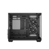 DeepCool CG330 3F ARGB Dual-Chamber Micro-ATX Tower Case, Tempered Glass Panels, 3 x 120mm ARGB Fans, USB 3.0, ITX/Micro-ATX, Black