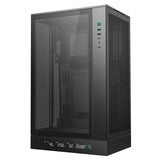 DeepCool CH270 Digital Micro-ATX Case, Mini-Tower PC Case with Tempered Glass Side Panel, USB-C Port, High Airflow Support for 360mm Radiator, ATX PSU, Black