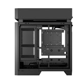 DeepCool CL6600 ARGB Modular Split-Chamber Mid-Tower ATX Case, Tempered Glass Panels, Pre-installed 360mm ARGB Liquid Cooler, 2 x FL12R SE ARGB Fans, USB 3.0, Mini-ITX/Mico-ATX/ATX, Black